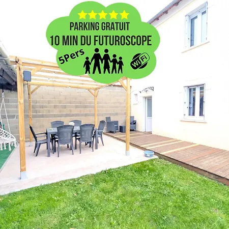 Maison Lefort - 10Min Futuroscope Beaumont  Extérieur photo
